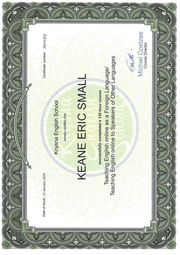 Certificate 2
